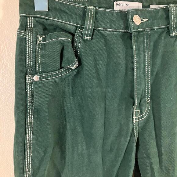 Bershka Forest Green Carpenter‎ Workwear Pants - Picture 2 of 7